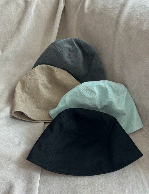 [4color]피그먼트 얼굴소멸 벙거지 모자
